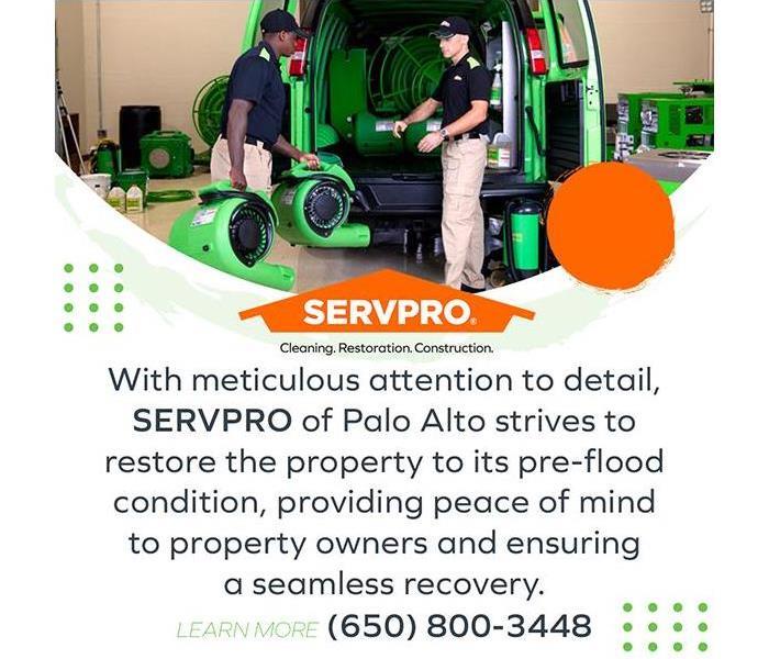 SERVPRO of Palo Alto restores property to its pre-flood condition